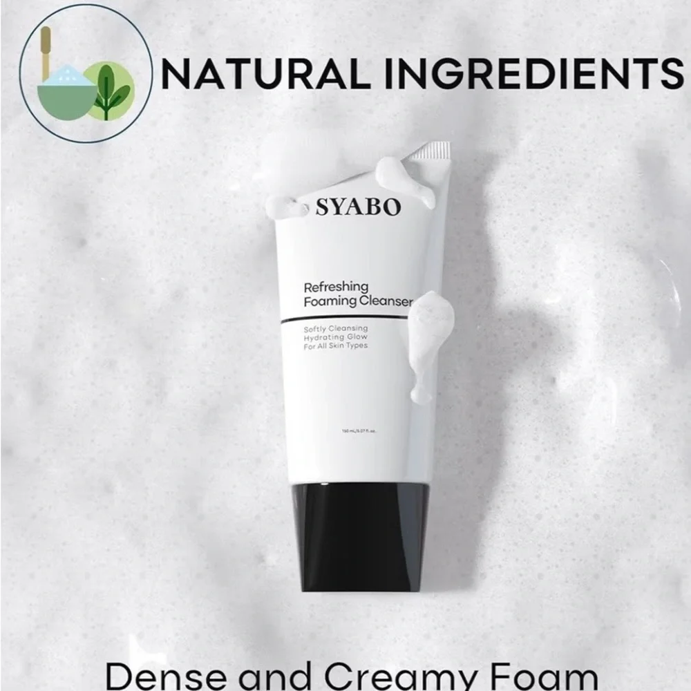 Syabo Refreshing Foaming Cleanser For All Skin Types 5.07 oz. In Sealed Box